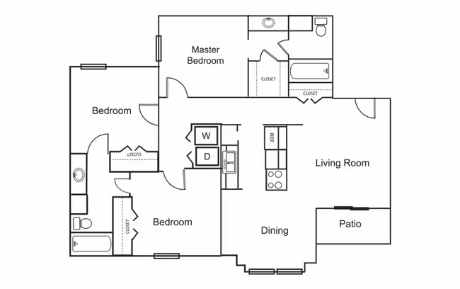 Unit 6102 6102 floor plan